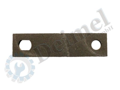 Metallplatte mit Bohrung und Langloch, blank, für Dehkompressor