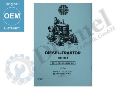 Reparaturhandbuch Diesel-Traktor 658 und 768 STEYR 