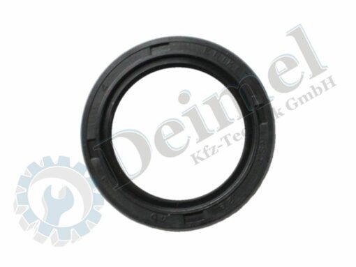 Wellendichtring schwarz, NBR, 28x40x8mm mit Staublippe