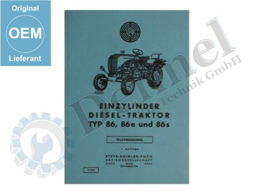 Ersatzteilkatalog T86
