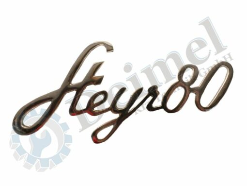 Schriftzug "Steyr 80" Aluminium verchromt