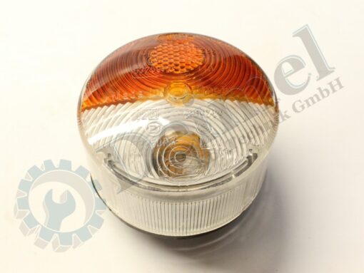 Original Hella Blink-, Positionsleuchte vorne, orange/weiß, Kunststoff, Durchmesser 80mm