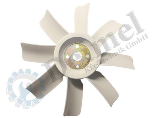 Ventilatorflügel für Kühlung Steyr Plus Serie, Kunststoff, 8 Flügel, Flansch aus Metall