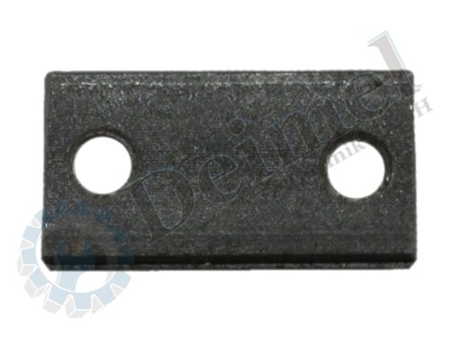 Flachstahl mit 2 Bohrungen mit Gewinde M5, 30x15mm