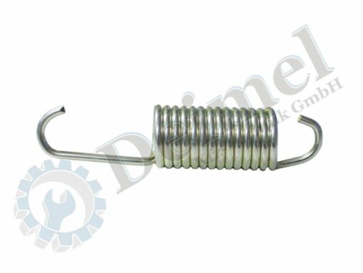 Original CNH Zugfeder verzinkt, Kupplungspedal Plus Serie, Länge Haken innen ca. 97mm, Durchmesser ca. 28mm