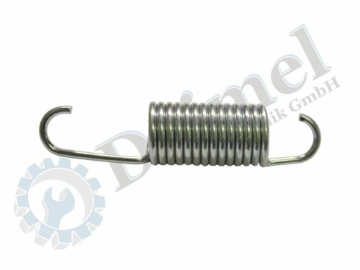 Zugfeder verzinkt, Kupplungspedal Plus Serie, Länge Haken innen ca. 97mm, Durchmesser ca. 28mm