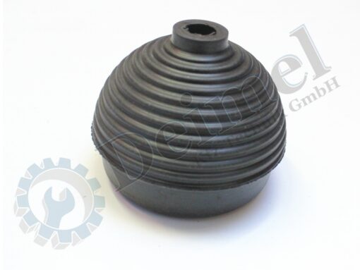 Schalthebelgummi, schwarz, gerippt