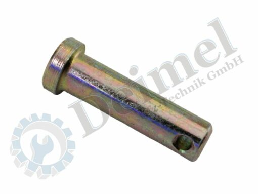 Bolzen verzinkt, Durchmesser ca. 8mm, mit Splintloch zur Sicherung
