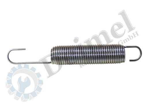 Zugfeder, Original CNH Ersatzteil, Spannlänge ca. 90,30 mm, Durchmesser ca. 13,45 mm, Außen leicht konisch, Hacken 180° verdreht