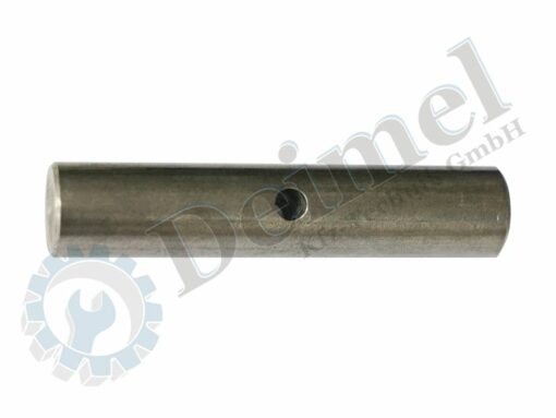 Bolzen zwischen Gelenkgabel und Gelenkstein bei Steyr Plusserie, Länge ca. 88mm, Durchmesser 18mm mit Bohrung in der Mitte für eine Spannhülse