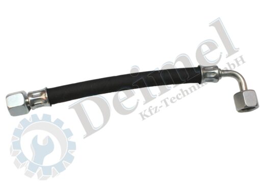Druckschlauch für Ölleitung, schwarz, 1x IG M12x1,5, 1x IG 90° M12x1,5, Original CNH