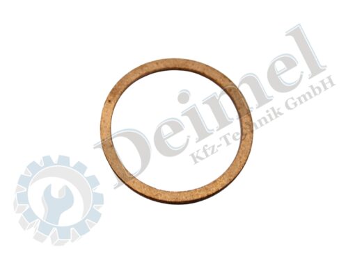 Kupferdichtring bei Einstellmutter für Düsenstock Friedmann & Maier, Abmessungen ca. 22×25,7x1mm