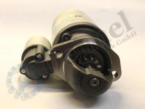 Starter 12V 3kW 11 Zähne, schwarz, Ansicht von vorne, Hersteller: Mahle