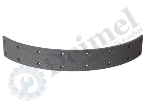 Bremsbelag mit Bohrungen zum nieten, Abmessungen 50x415x6mm