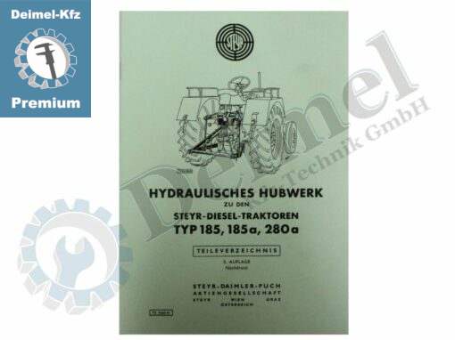 Ersatzteilliste Hubwerk T185 - 280a