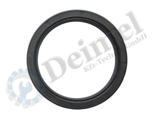 Wellendichtring, schwarz, NBR, 60x75x8mm mit Stauplippe