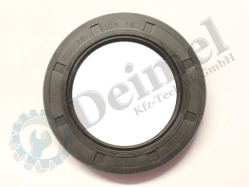 Wellendichtring, WDR, schwarz, 70x105x12mm mit Staublippe