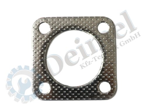 Quadratische Auspuffdichtung mit Metallbeschichtung und 4 bohrungen