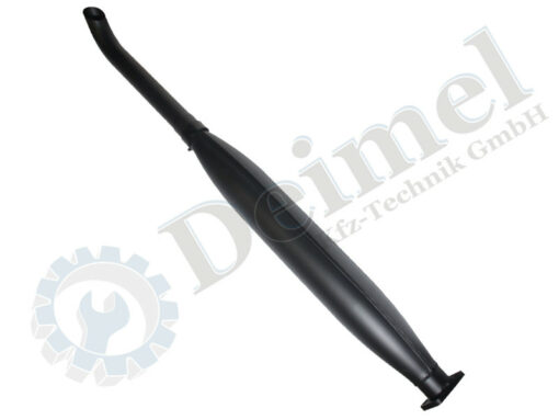 Auspuff, schwarz, Steyr Serie 80, 4 Loch Flansch