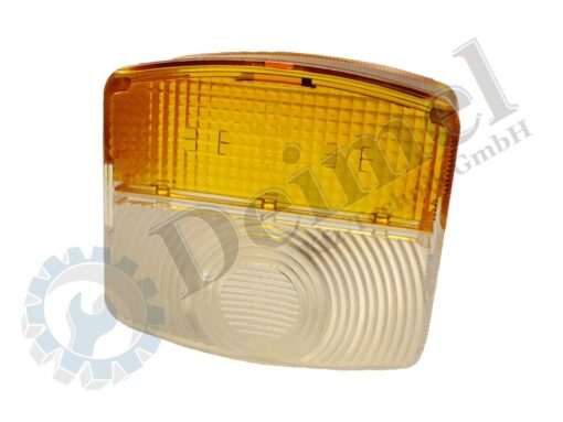 Ersatzglas, Lichtscheibe, quadratisch, vorne Blinker und Standlicht, rechts oder links