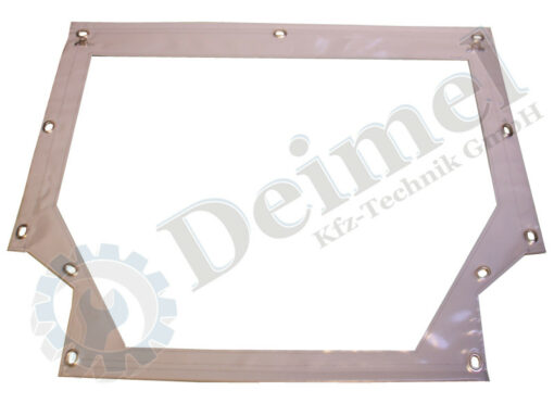 Heckplane, Kunststoff mit Sichtfenster, Steyr 8045, 8055, 8065, 8075