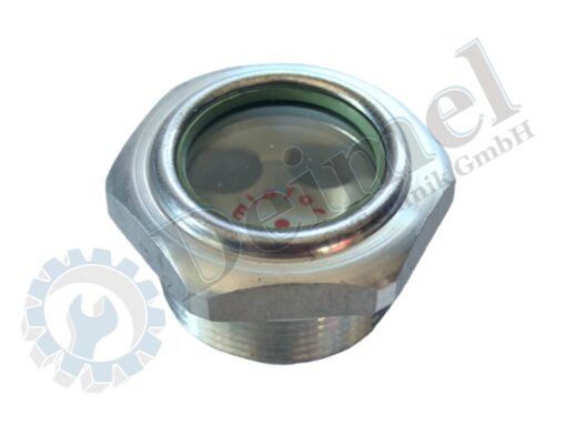 Schauglas für Getriebeöl oder Hydrauliköl, Sechskant, rund