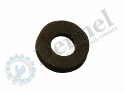 Gummischeibe, 4-kant Dichtring für Hahnkegel oder Spaltölfilter, schwarz,