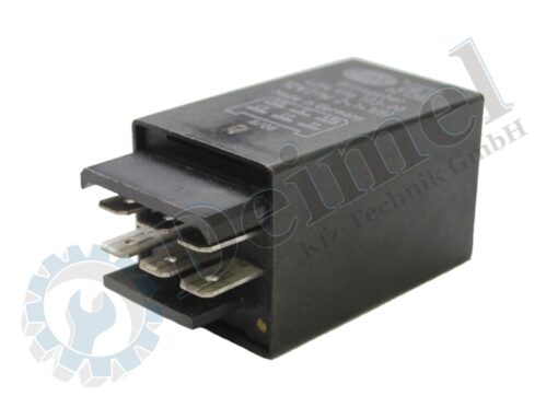 Blinkerrelais, original CNH Ersatzteil, rechteckig, schwarz, 6 pins