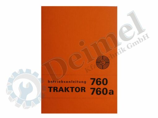 Betriebsanleitung Steyr 760, 760a