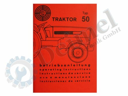 Betriebsanleitung Steyr Traktor Typ 50