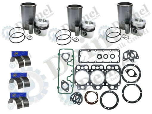 Motorreparatursatz komplett Plus Serie, 40, 540, 545, 548, Kolben, Kolbenringe, Pleuellage, Zylinderkopfdichtung, Auspuffdichtungen, günstig, gute Qualität