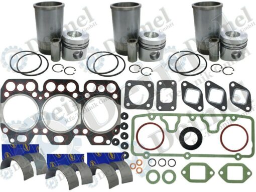 Motorreparatursatz komplett, Steyr 8055, 8060, 8065, Top Qualität, Kolbenschmidt, MIBA, Elring