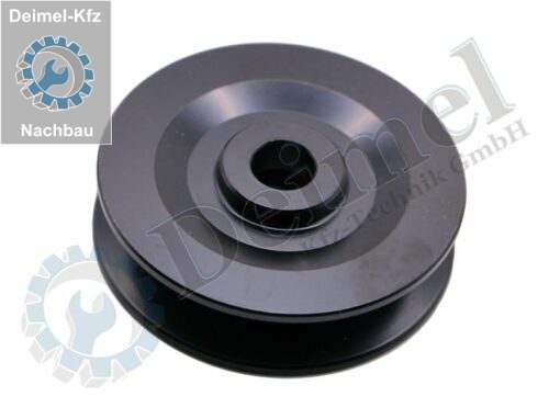 Keilriemenscheibe schwarz mit Bohrung 15mm für Keilriemenbreite 17mm, Steyr T 80, 84, 86