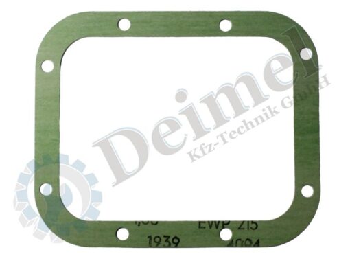 Dichtung für Schaltdeckel Steyr T 80, 84, 86, Papier, grün, 8 Löcher