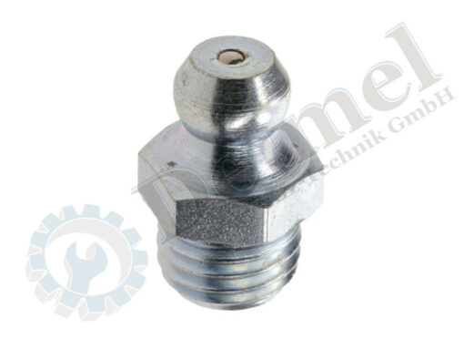 Schmiernippel nach DIN 71412A, gerade, Gewinde M8x1
