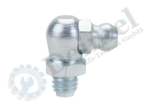 Schmiernippel nach DIN 71412C, 90° abgewinckelt, Gewinde M6x1