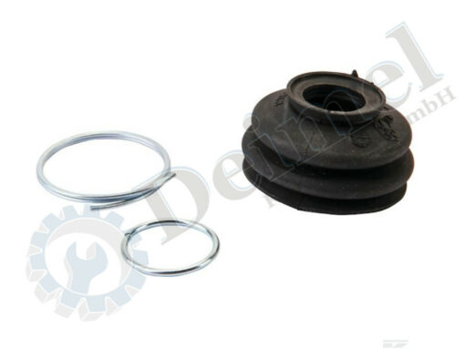 Faltenbalg, Manschette für Spur- oder Axialgelenk, Durchmesser ca. klein 16,2mm, groß 33mm, Höhe ca. 28mm mit Klemmringen (Metall)