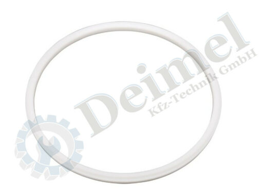 Staubring, Dichtungselement, Kunststoff, weiß, rund, flach, 180x7,5mm