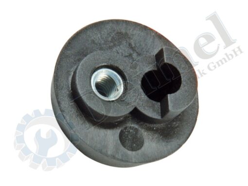 Gegenlager bei Dämpfer außen, original Steyr Ersatzteil, Abmessungen: Durchmesser außen 45mm, Gesamthöhe 23mm, Höhe bis Glas 12mm