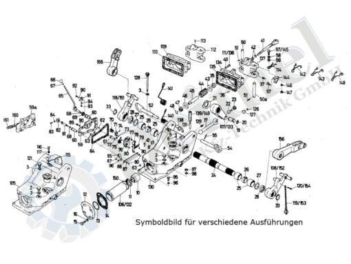 Dichtungen, Teile für die Regelhydraulik