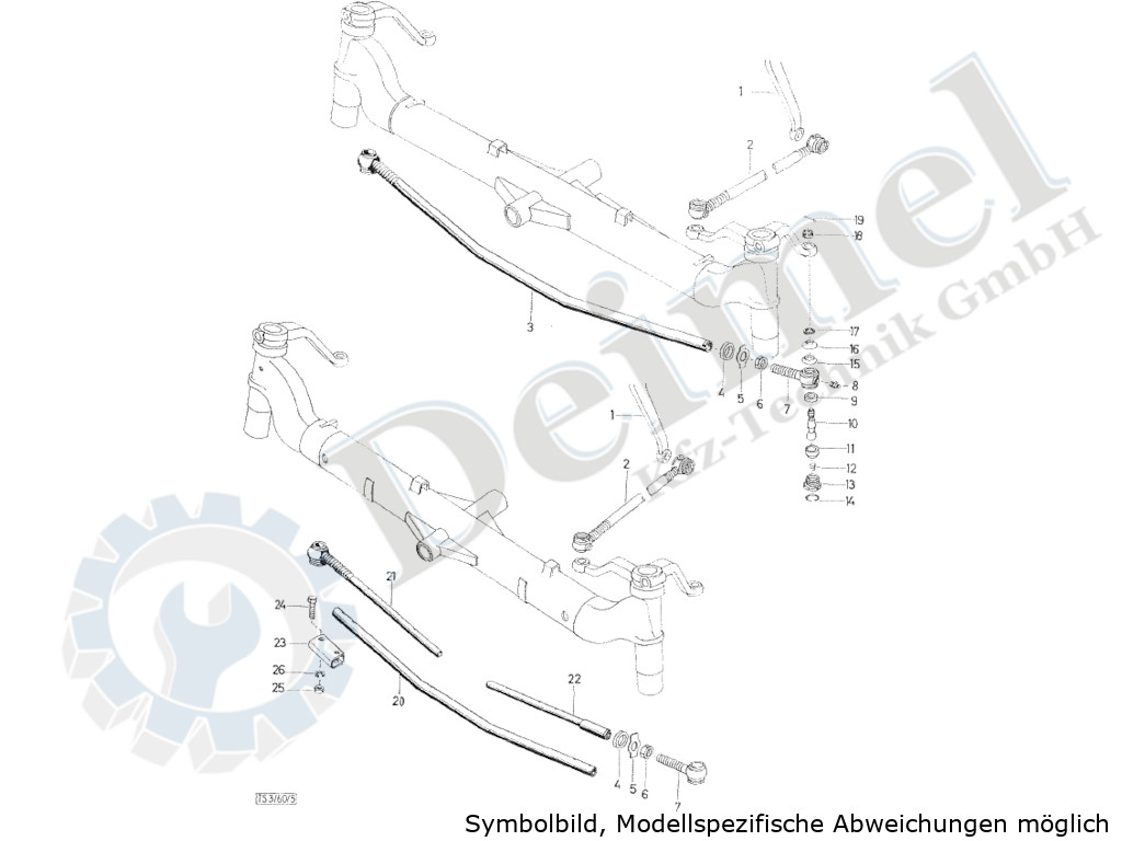 Lenkgestänge T84e, T86e