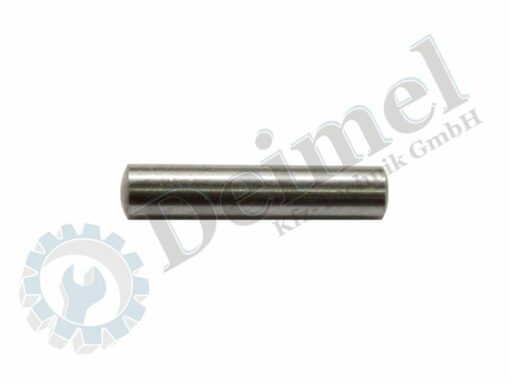 Stahl Zylinderstift nach DIN7, Abmessungen: Durchmesser 4mm, Länge 8mm (lt. Norm) Länge Gesamt ca. 9,3mm (inkl. Rundung), Passung M6, gerundet
