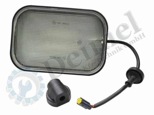 Arbeitsscheinwerfer LED am Dach hinten einfach, passend für rechts oder links bei Steyr 955, 964, 970, M968, M975