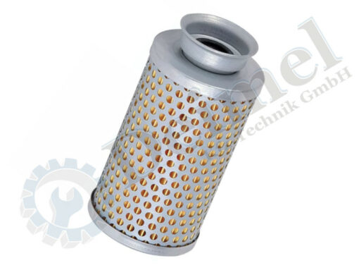 Lenkungsfilter, Ausführung mit „Trichter“, originales Steyr Ersatzteil, Abmessungen: Außen ca. 59mm, Innen ca. 13mm, Höhe ca. 112mm