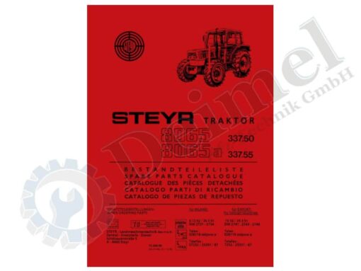 Ersatzteilliste gedruckt für Steyr 8065