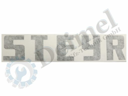 Aufkleber "Steyr", schwarz, Höhe ca. 60 mm Länge ca. 275mm