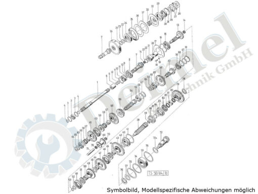 Getrieberäder und Wellen, Lamellenkupplung