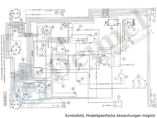 Schaltplan bis Fzg. Nr. 9600
