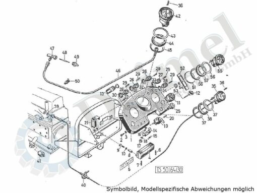 Schalttafel bis Fzg. Nr. 9600