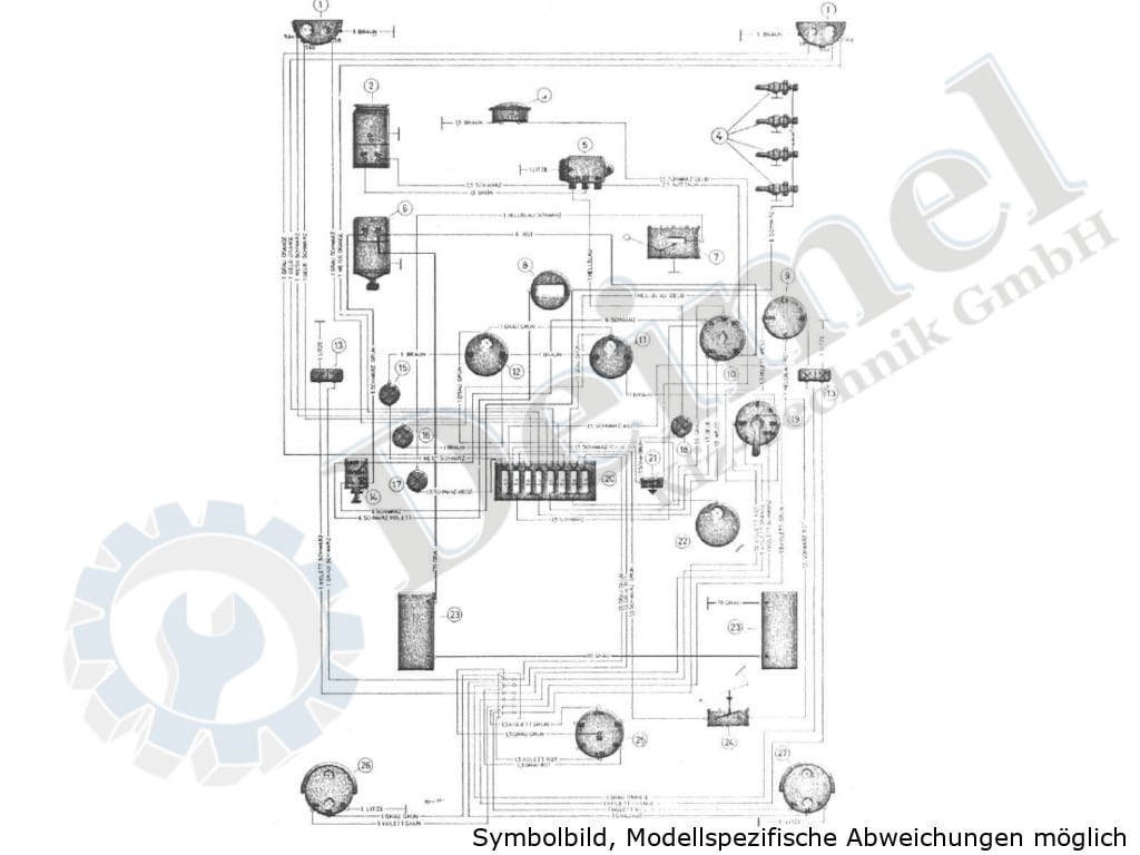 Steyr-Deimel-Buch - Öldruckmanometer 0-16bar